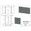 BP 3-teiliger Klappspiegel AB212 Bleu Provence BP 3-teiliger Klappspiegel AB212