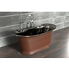 Freestanding copper bath Bateau, finishpatina/nickel William Holland Freestanding copper bath Bateau, finishpatina/nickel