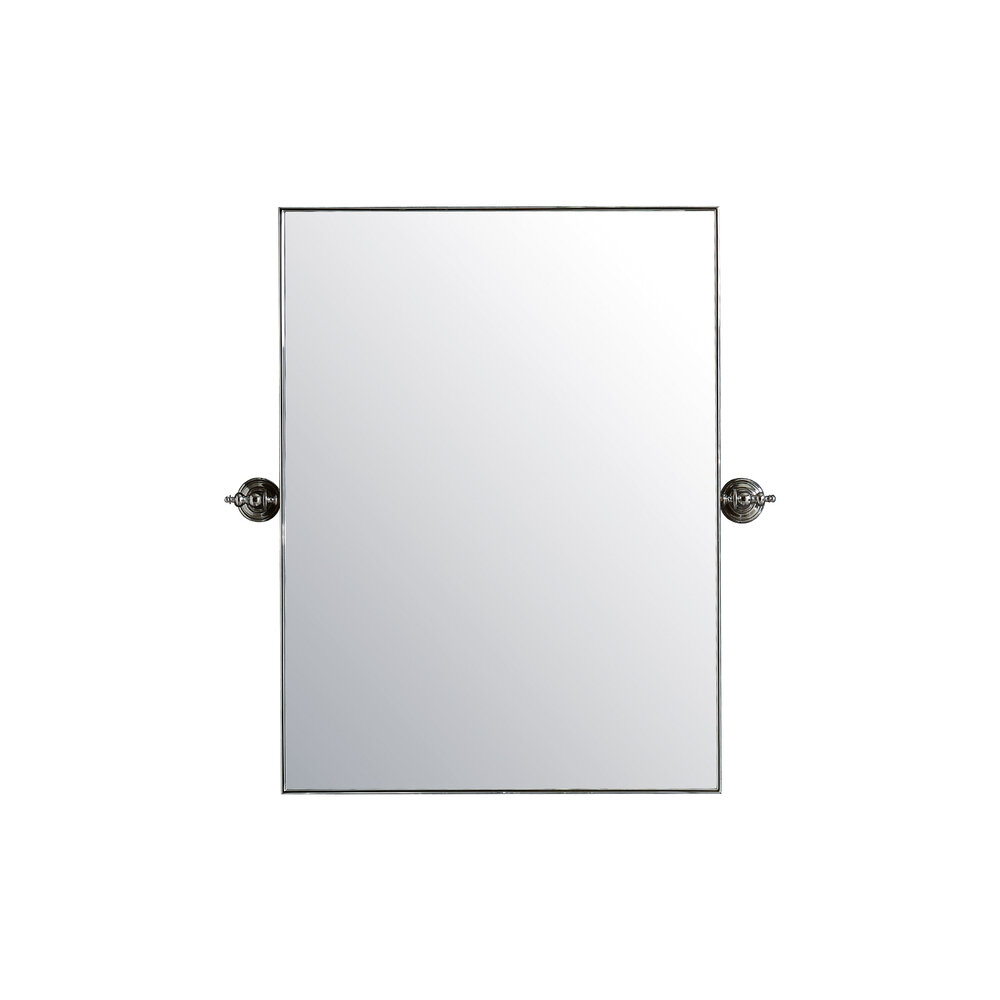 Bleu Provence BP Rectangular Mirror with brass frame AB210M