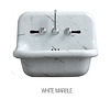 True Colors Retro Waschbecken Pattern White Marble Bleu Provence True Colors True Colors Retro Waschbecken Pattern White Marble