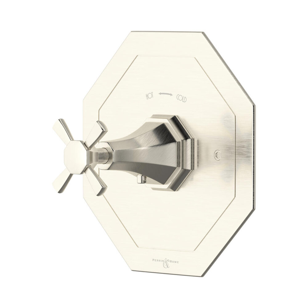 Perrin & Rowe Deco Deco inbouw douchethermostaat met kruisgreep  E.5158