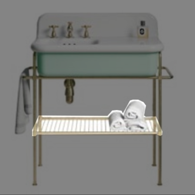 Bleu Provence  Towel rack  True Colors Lite TC2L-GR