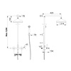 1935 Exposed shower set, 20cm rose - 1935.--65 rvb 1935 1935 Exposed shower set, 20cm rose - 1935.--65