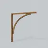HH York Flush shelf bracket GYOFSB222 H+H York HH York Flush shelf bracket GYOFSB222