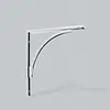 HH York Flush shelf bracket GYOFSB222 H+H York HH York Flush shelf bracket GYOFSB222