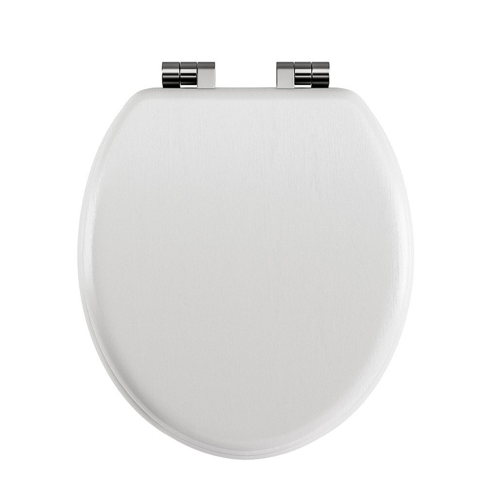 Imperial Windsor houten toiletzitting met soft-close - wit