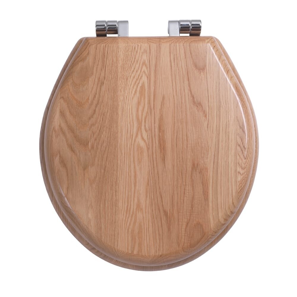 Imperial Windsor wooden toilet seat with softclose  - oak