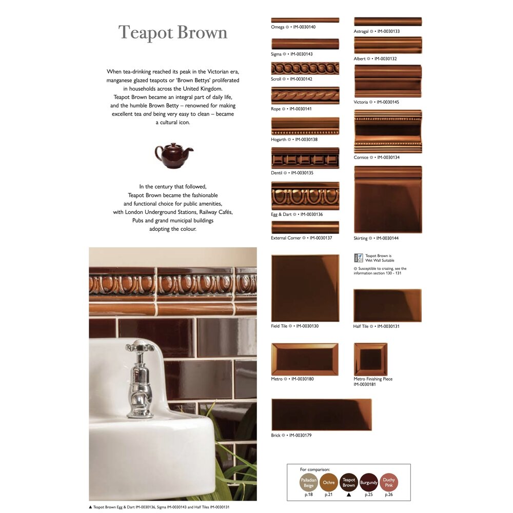 OS Artworks OS Artworks Teapot Brown