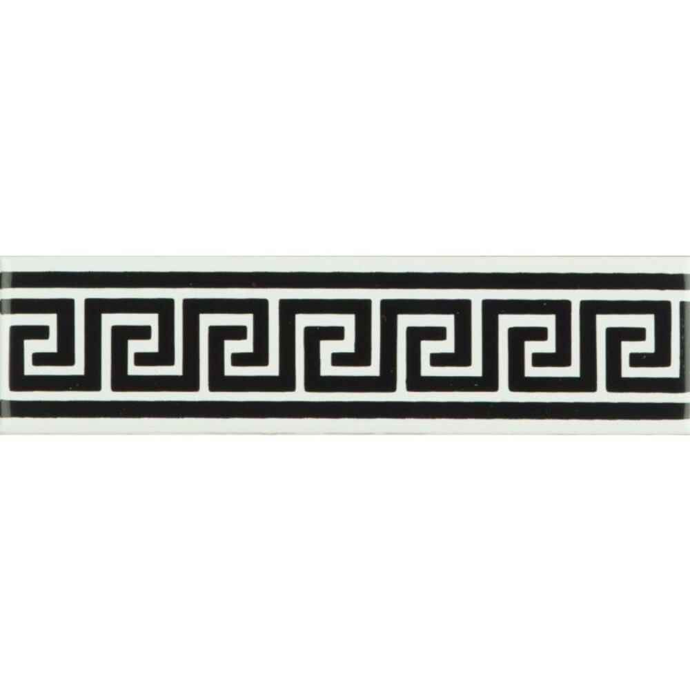 OS Artworks OS Artworks  Greek Key Border on Brilliant White