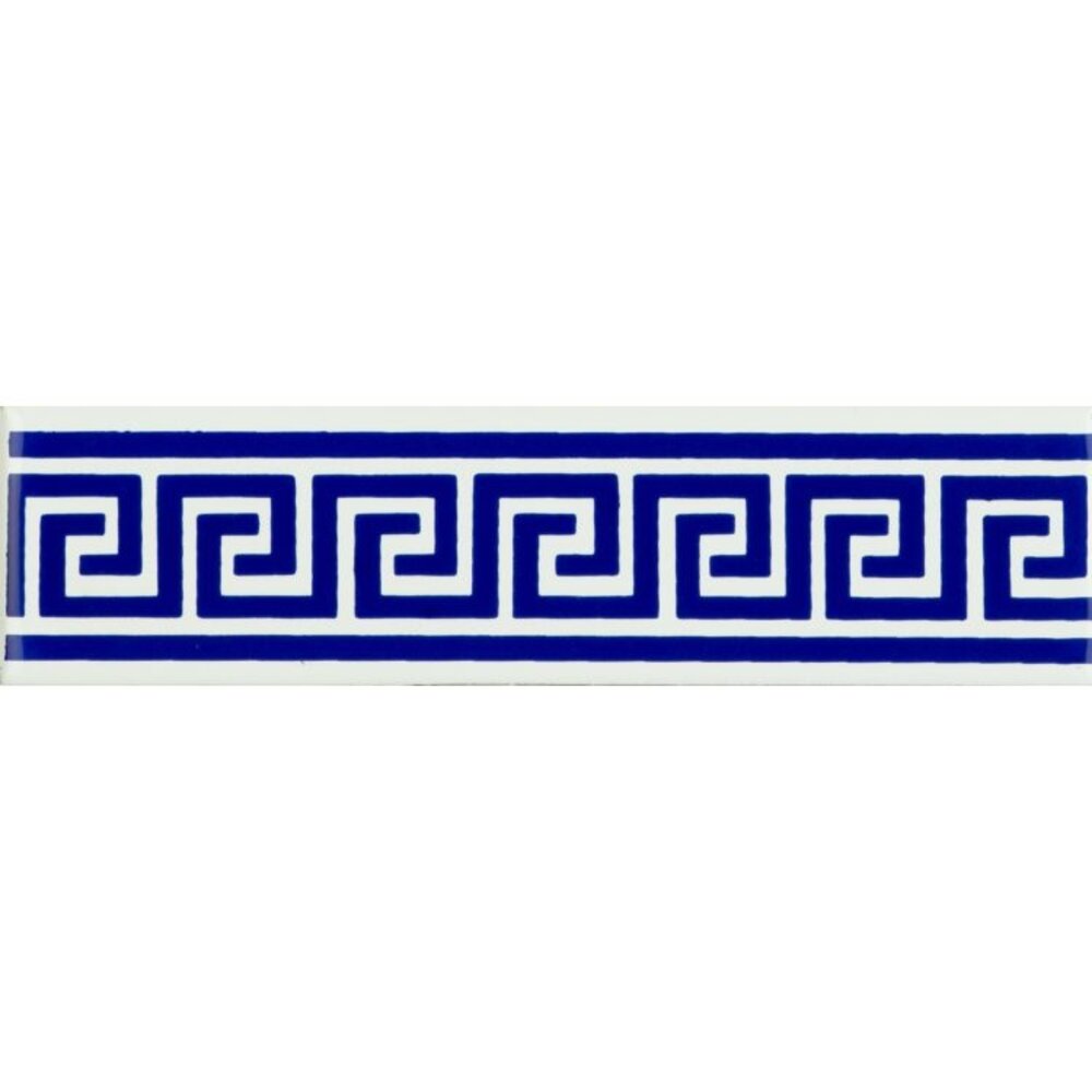 OS Artworks OS Artworks  Greek Key Border on Brilliant White