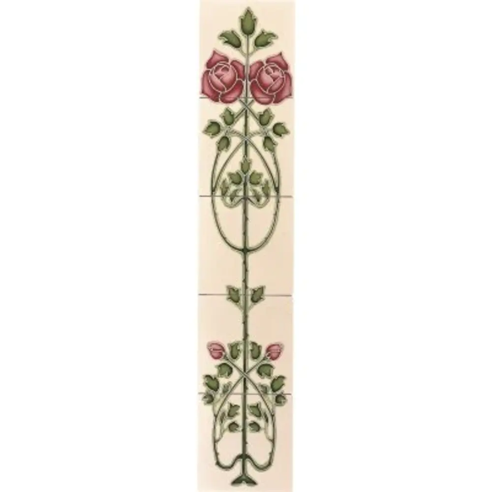 OS Artworks OS Artworks Rose and Bud 5-tile Set