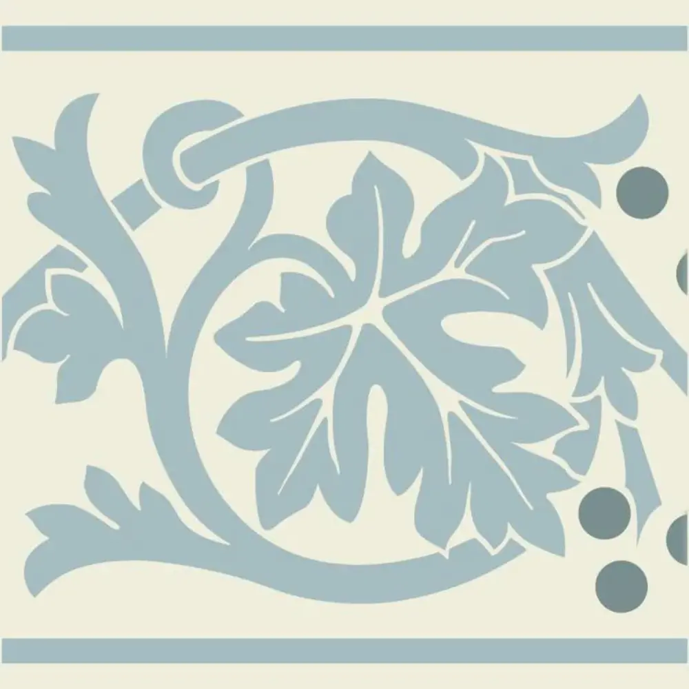 OS VFT Decorated OS Victorian Floor Shaftesbury Border