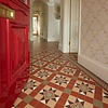OS Victorian Floor Blenheim (Brown, Buff, Green, Red, White & Livingstone Green on Buff) OS VFT Patterns OS Victorian Floor Blenheim (Brown, Buff, Green, Red, White & Livingstone Green on Buff)