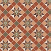 OS Victorian Floor Blenheim (Brown, Buff, Green, Red, White & Livingstone Green on Buff) OS VFT Patterns OS Victorian Floor Blenheim (Brown, Buff, Green, Red, White & Livingstone Green on Buff)