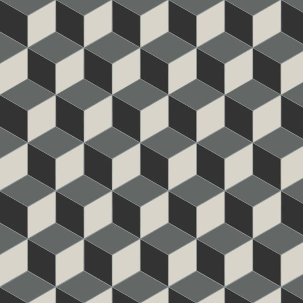 OS VFT Patterns OS Victorian Floor Bloomsbury (Black, Dover White & Revival Grey)