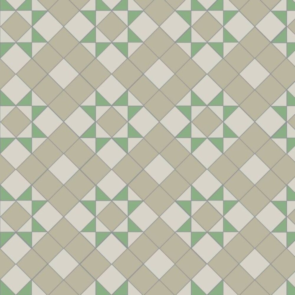 OS VFT Patterns OS Victorian Floor Braemar  (Chester Mews, Dover White & Spring Green)