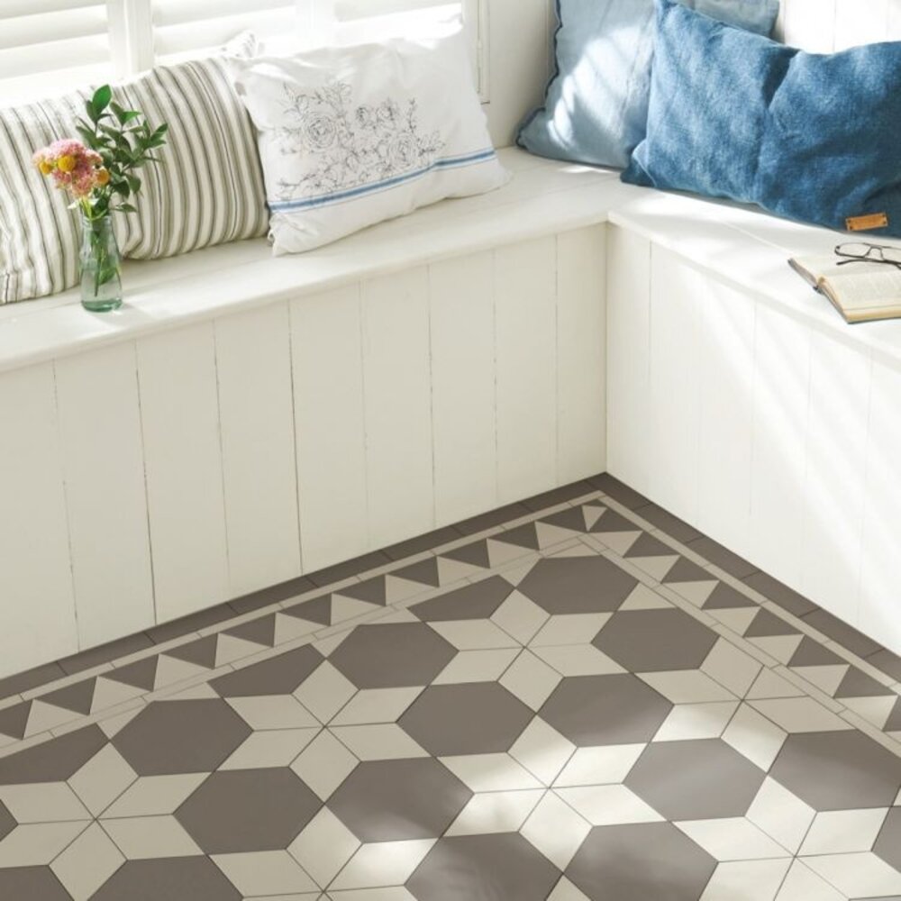 OS VFT Patterns OS Victorian Floor Carlisle (Dover White & Revival Grey)
