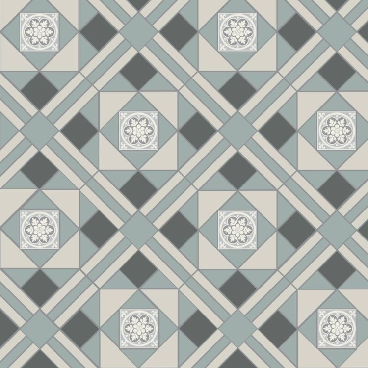 Os Tile Example Original Style floor tiles - OS Victorian Floor Pattern Lindisfarne 1 ...