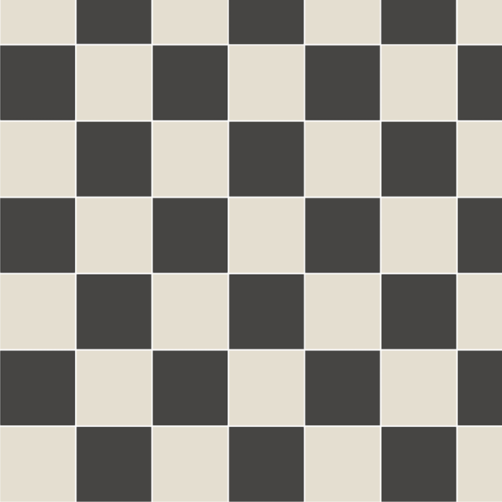 OS VFT Patterns OS Victorian Floor Oxford 151mm (Black & Dover White)