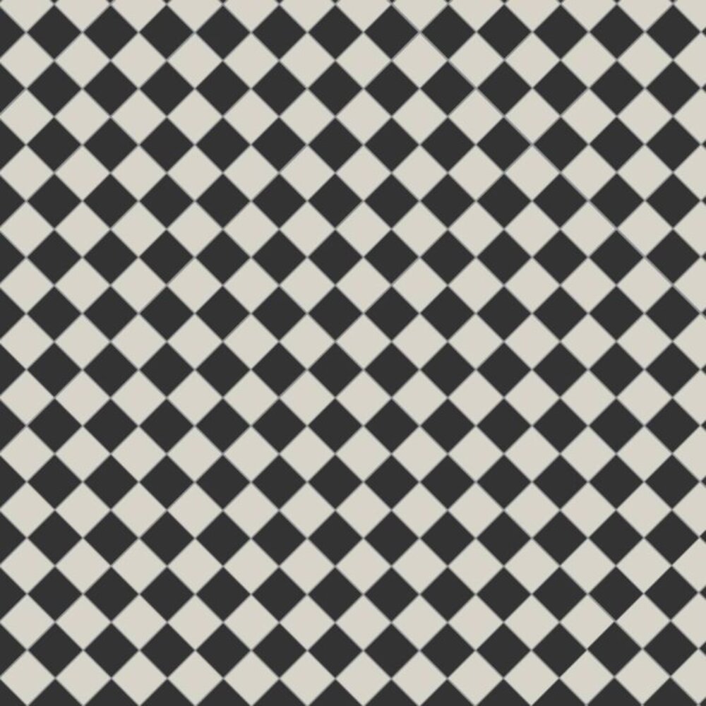 OS VFT Patterns OS Victorian Floor Oxford 53mm (Black & Dover White)