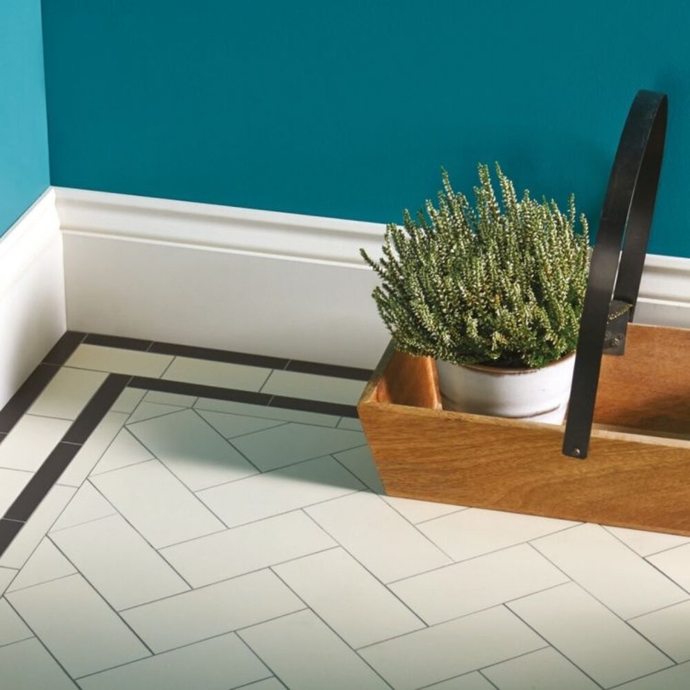 OS VFT Patterns OS Victorian Floor Scarborough  (Dover White)
