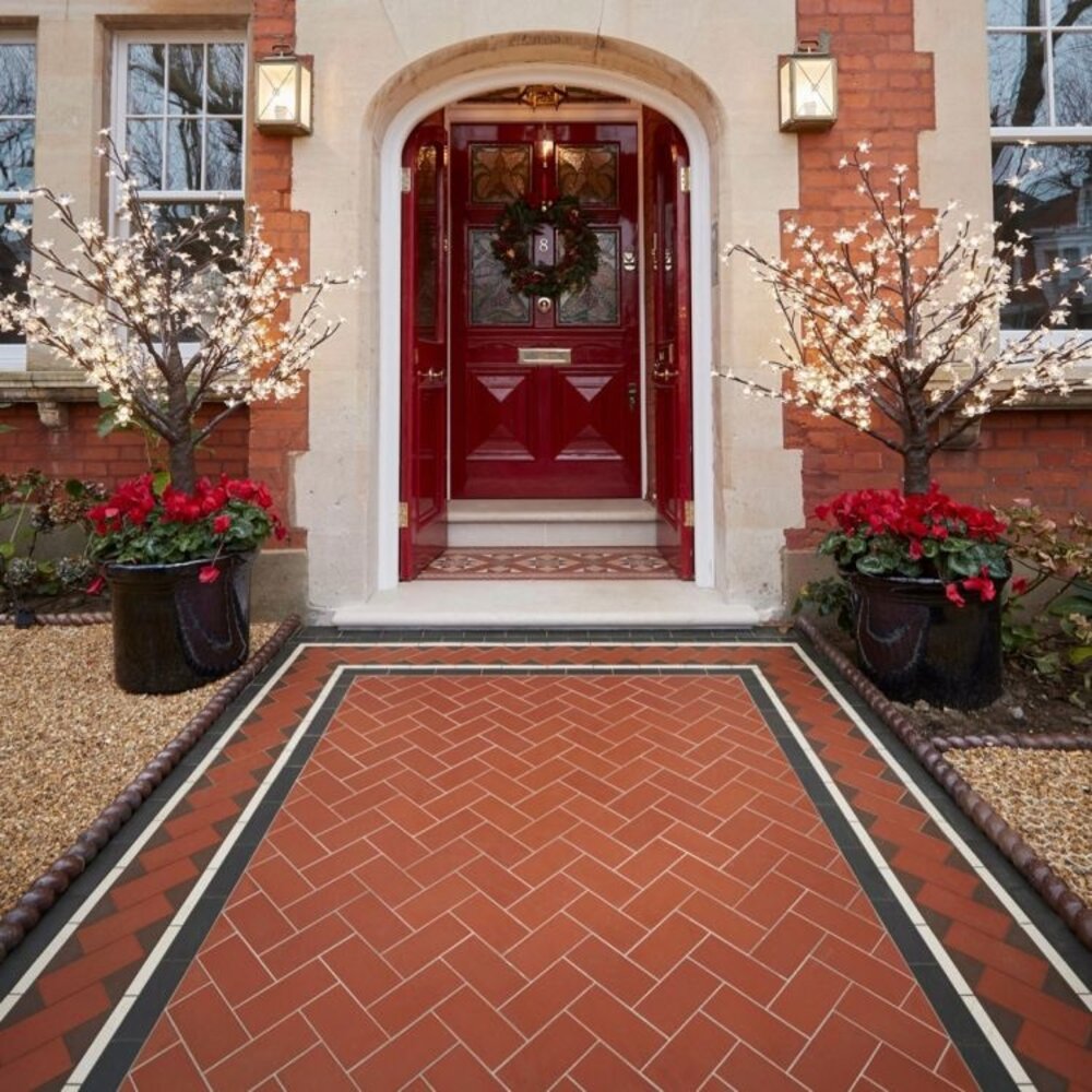OS VFT Patterns OS Victorian Floor Scarborough  (Red)