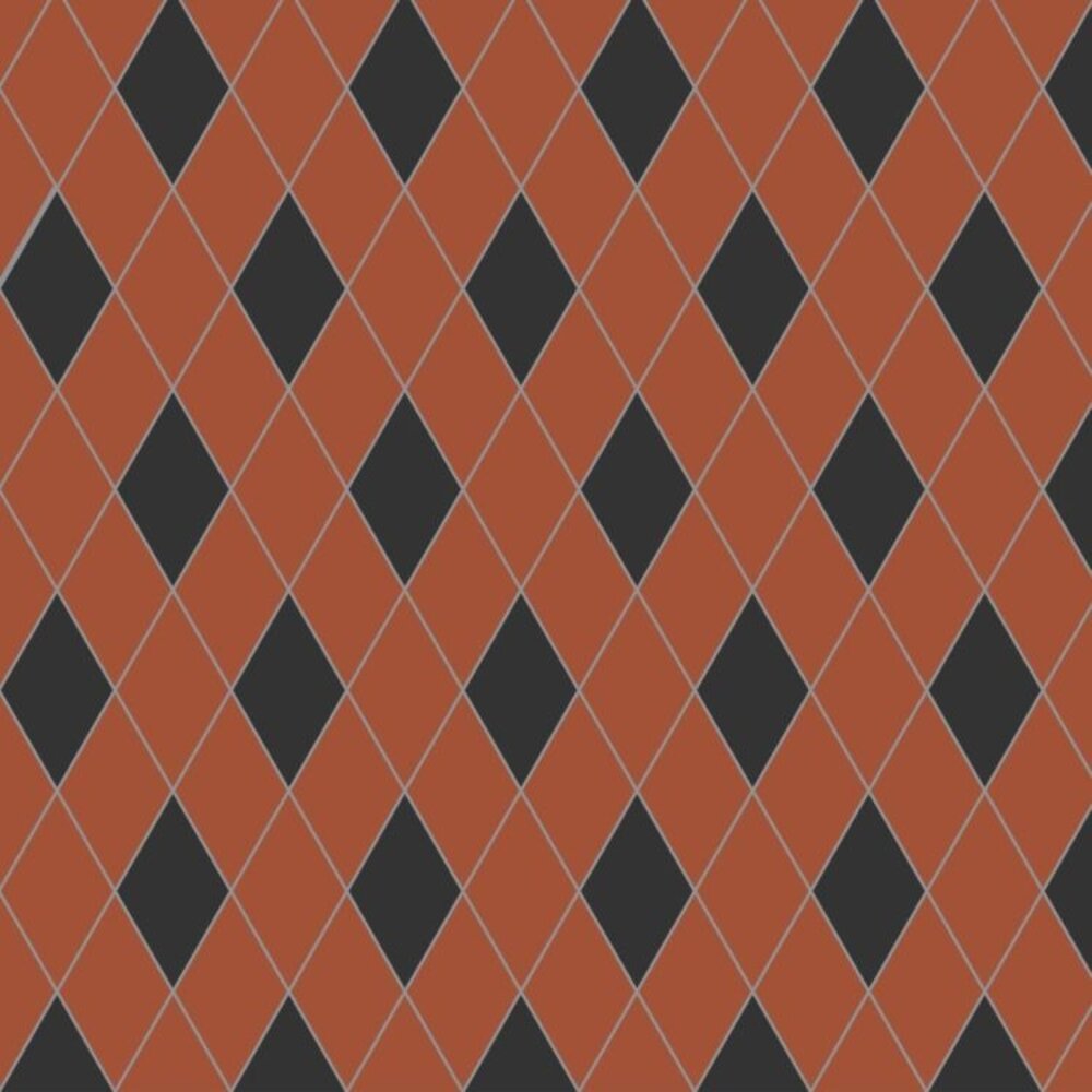 OS VFT Patterns OS Victorian Floor St Andrews  (Black & Red)