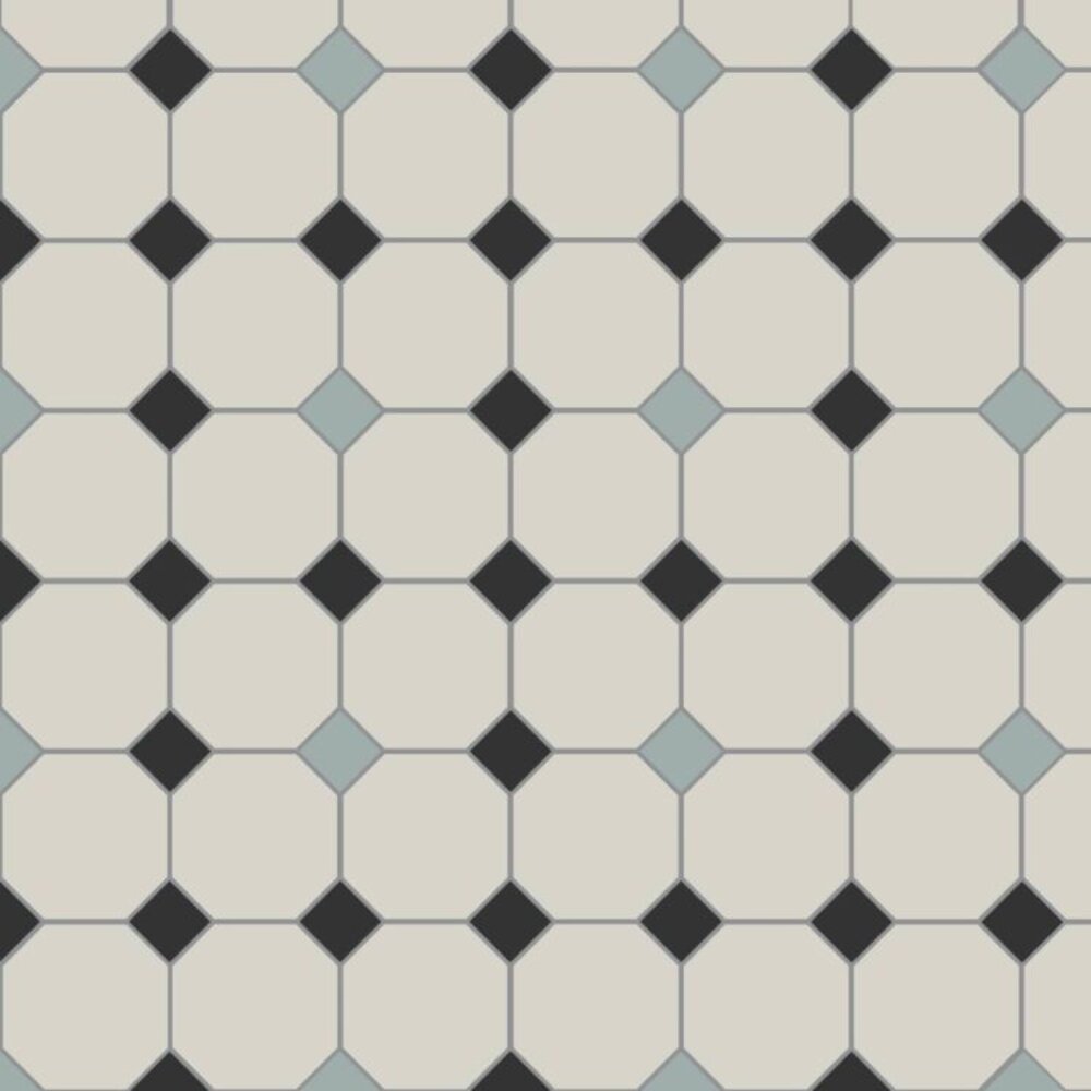 OS VFT Patterns OS Victorian Floor York (Black, Dover White & Grey)