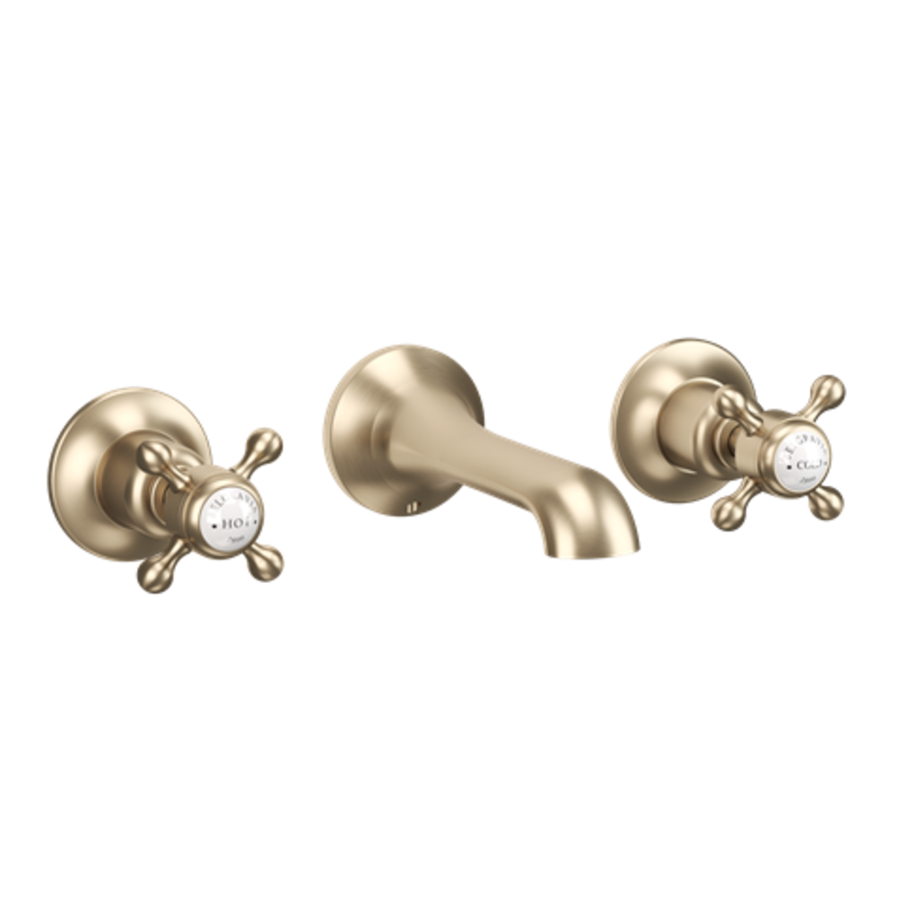 Belgravia Belgravia 3-hole basin mixer wall mounted 131WN