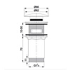 OMNIRES Click-clack Waschbeckenverschluss A706