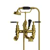 LB1930 Mackintosh Badewannenarmatur mit Handbrause, Wandmontage MBE-1166 Lefroy Brooks 1930 Mackintosh Black LB1930 Mackintosh Badewannenarmatur mit Handbrause, Wandmontage MBE-1166