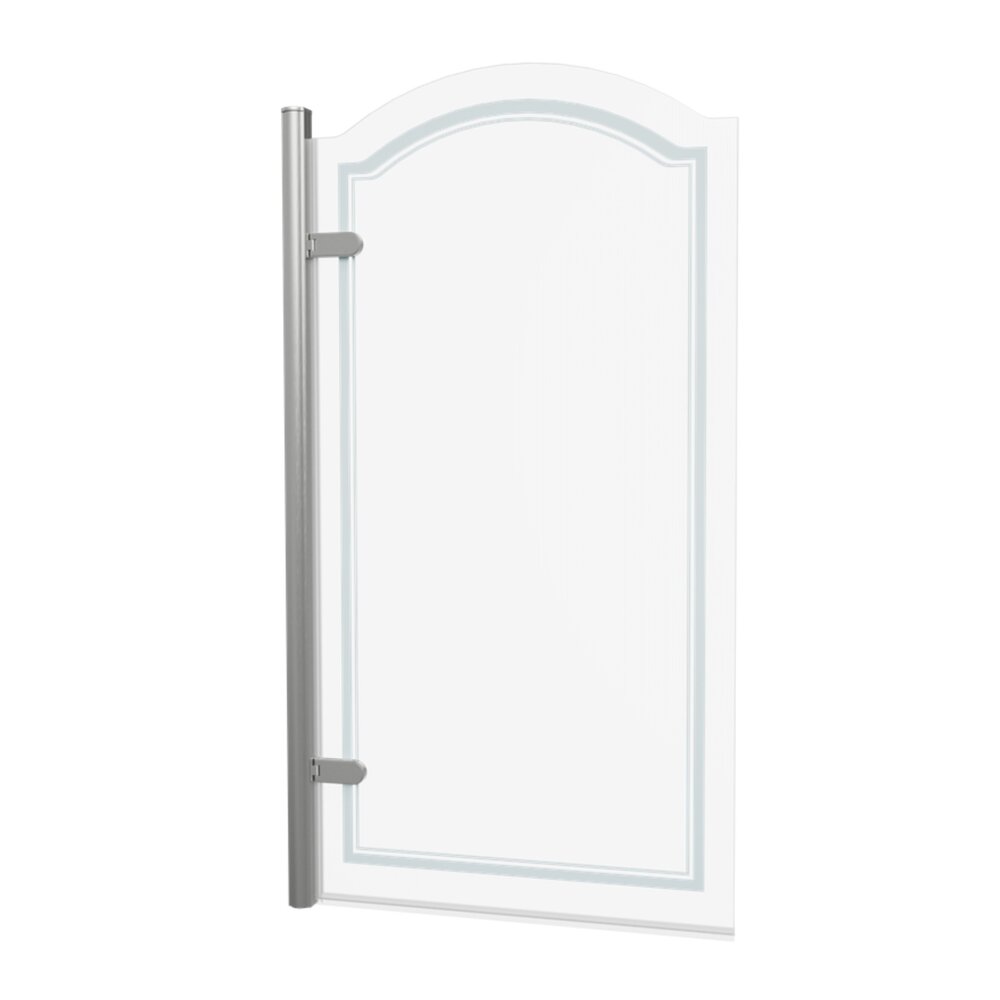 Burlington Classique Curved Badewannenaufsatz 850mm
