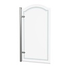 Classique Curved Badewannenaufsatz 850mm Burlington Classique Curved Badewannenaufsatz 850mm