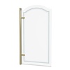 Classique Curved Badewannenaufsatz 850mm Burlington Classique Curved Badewannenaufsatz 850mm