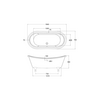 Freistehende Badewanne Bateau 1640 - T10F-E Burlington Freistehende Badewanne Bateau 1640 - T10F-E