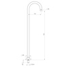 Porter Bathroom Pelham freestanding bath spout BB654
