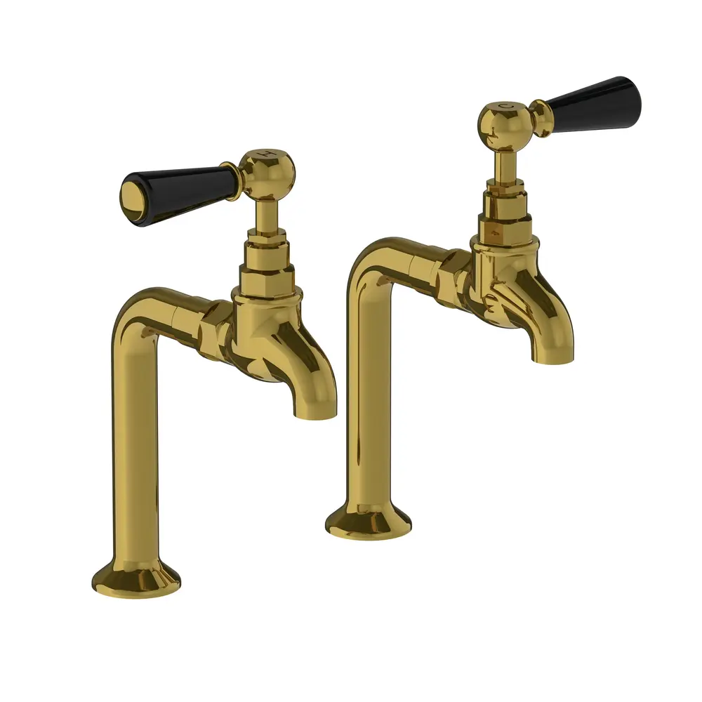 Kitchen pillar tap Classic Black Lever BL-1590 Lefroy Brooks 1900 Classic Black Kitchen pillar tap Classic Black Lever BL-1590