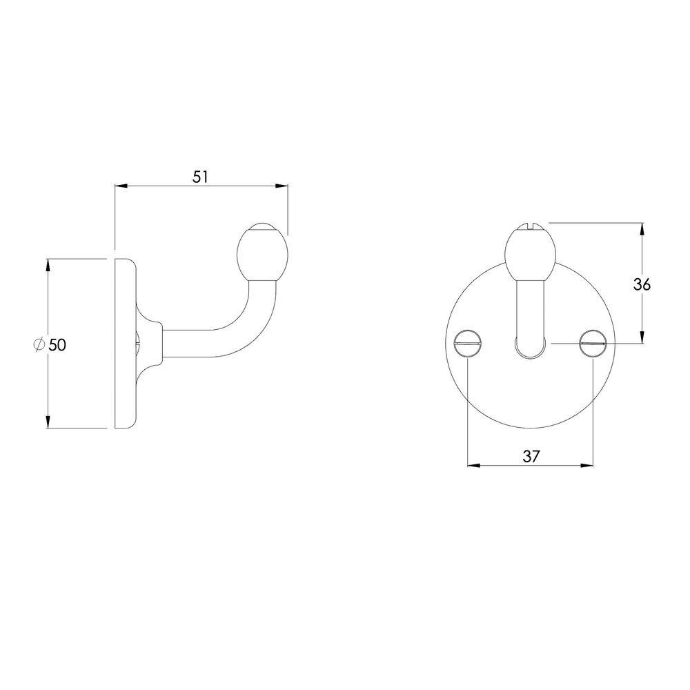 Lefroy Brooks 1900 Classic LB1900 Classic  single robe hook MTL-4512