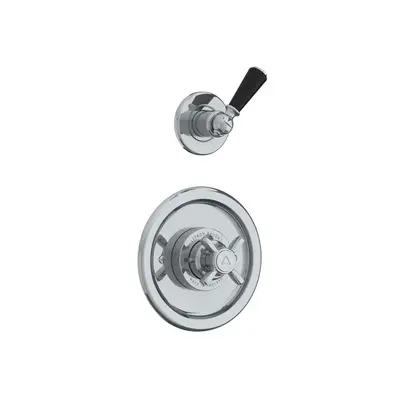 Classic Black concealed shower valve with flow control BL8801