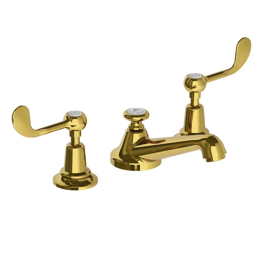 LB1900 Connaught 3-hole basin mixer with lever handles CL-1220 Lefroy Brooks 1900 Classic LB1900 Connaught 3-hole basin mixer with lever handles CL-1220
