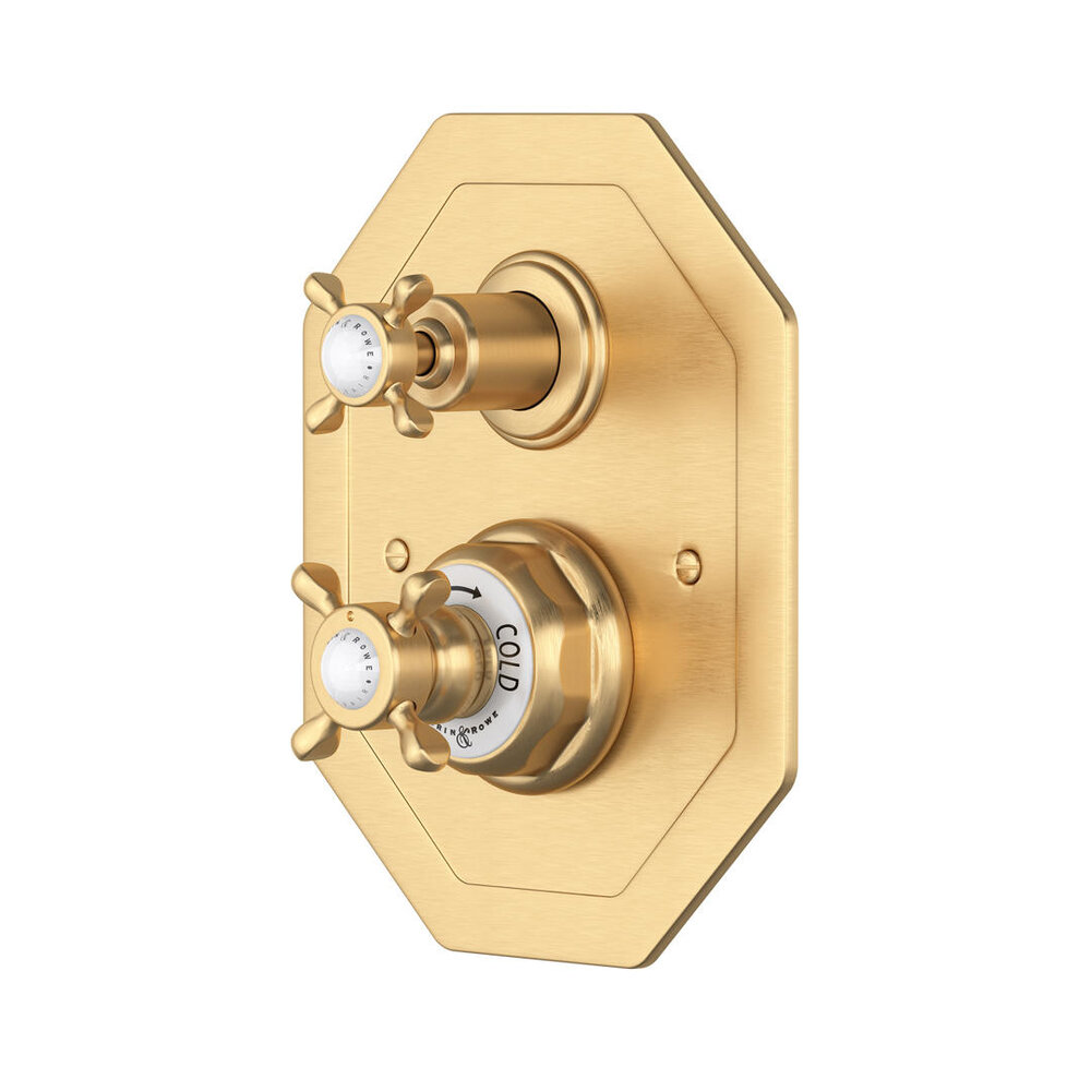 Perrin & Rowe Victorian White Klassieke inbouw douchethermostaat met diverter 5579