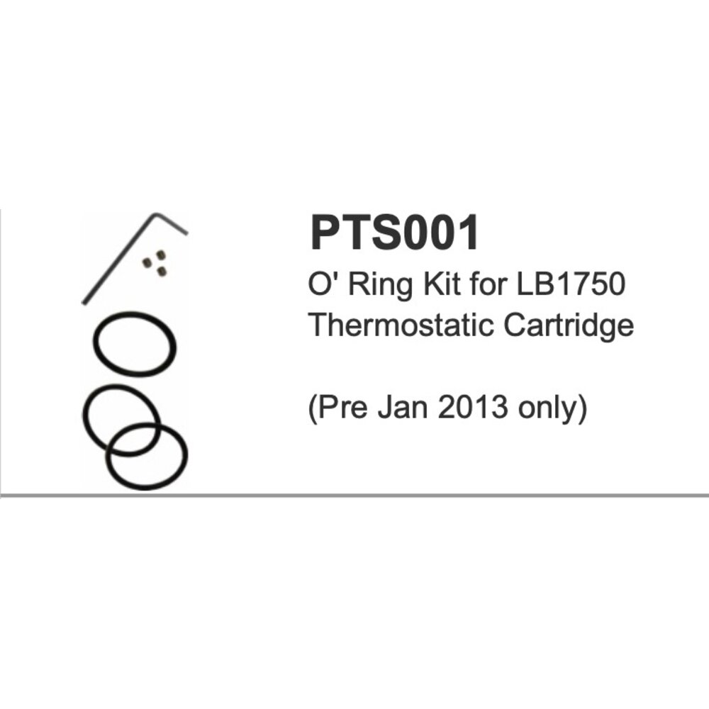 Lefroy Brooks LB LB O-ring kit for LB1750 thermostatic cartridge - PTS001