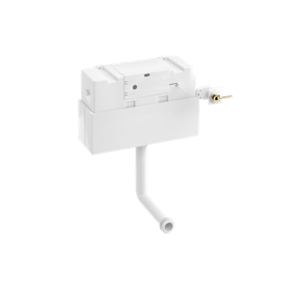 Burlington BB Dual Flush concealed cistern  with Riviera lever F6CCRIV