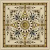 OS Artworks OS Artworks Symmetrical Classical Pattern on County White