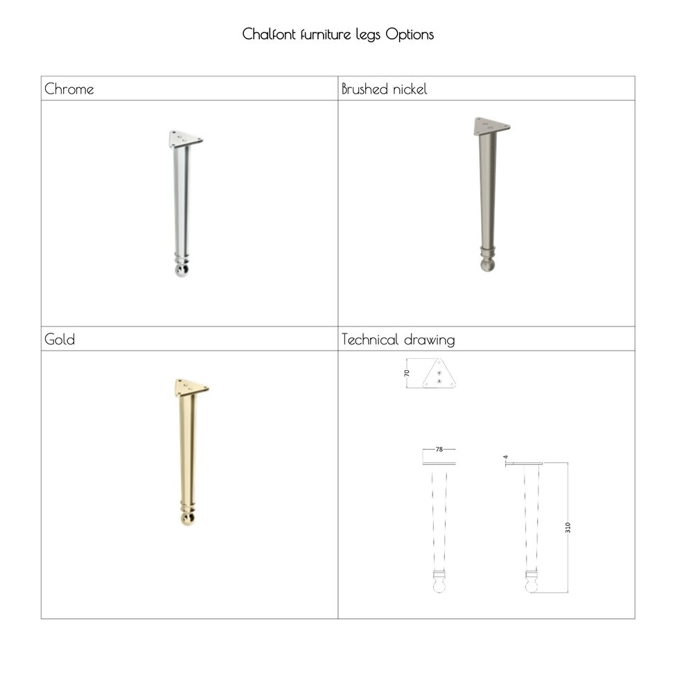 Chalfont 75cm onderkast met wastafel CH75-B9E BB Chalfont Chalfont 75cm onderkast met wastafel CH75-B9E