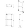 Porter Bathroom Traditional towel rail  Hepworth Small TR728