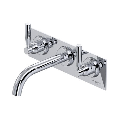 OUTLET Langbourn 3-gats wand-wastafelkraan  E.3334