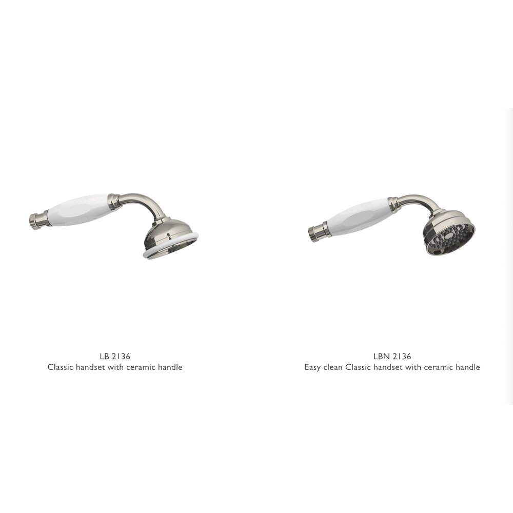 LB1900 Classic 5-Loch Badewannenarmatur-Set mit Handdusche LB1247 Lefroy Brooks 1900 Classic LB1900 Classic 5-Loch Badewannenarmatur-Set mit Handdusche LB1247