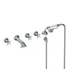 LB1900 Classic 5-Loch Badewannenarmatur-Set mit Handdusche LB1247 Lefroy Brooks 1900 Classic LB1900 Classic 5-Loch Badewannenarmatur-Set mit Handdusche LB1247