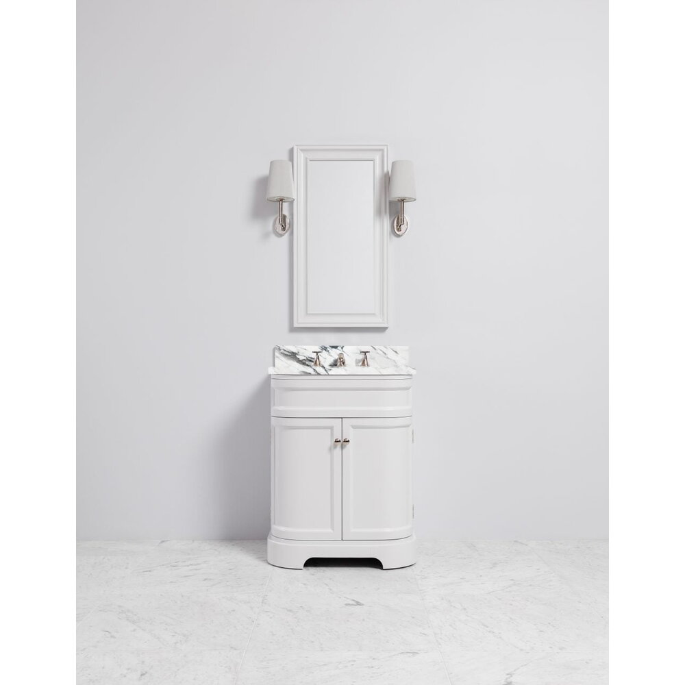 Porter Berwick Berwick Moher VP123  - wooden wash basin stand with doors, natural stone top and underbuilt basin